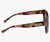 COACH Solid Oxblood Square Ladies Sunglasses