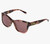 COACH Solid Oxblood Square Ladies Sunglasses