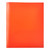 Pen + Gear 2-Pocket Poly Folder, Orange color with Brads