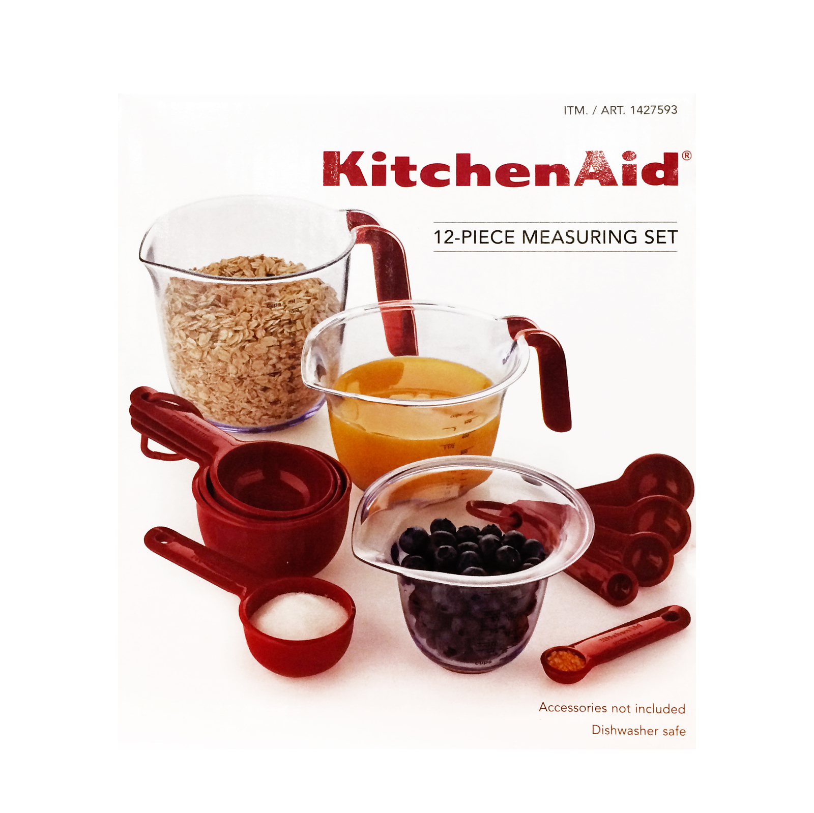 KitchenAid Measuring Set Red
