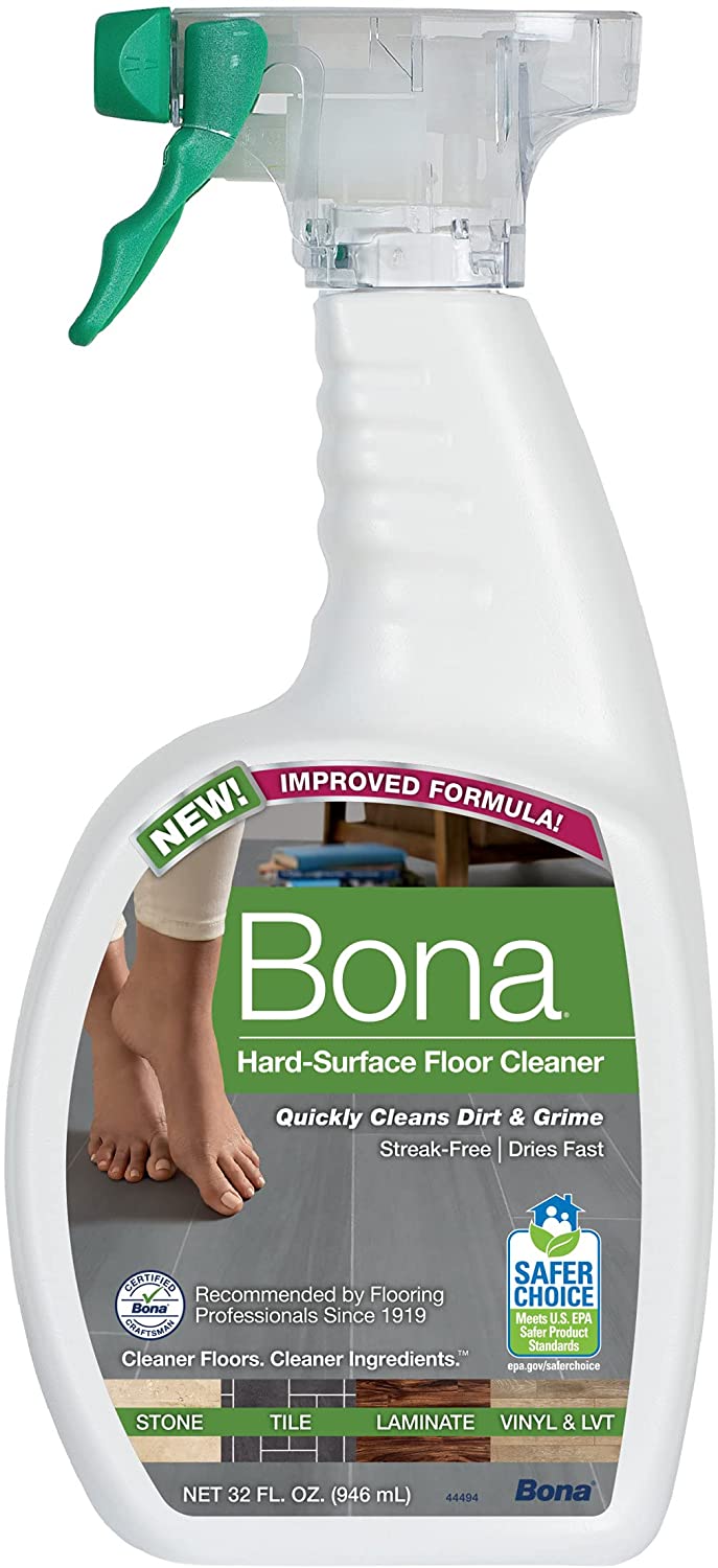 Bona HardSurface Floor Cleaner Spray, Unscented, 32 Fl Oz