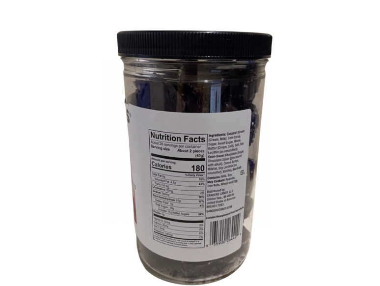 Sanders Dark Chocolate Sea Salt Caramels 36 oz.