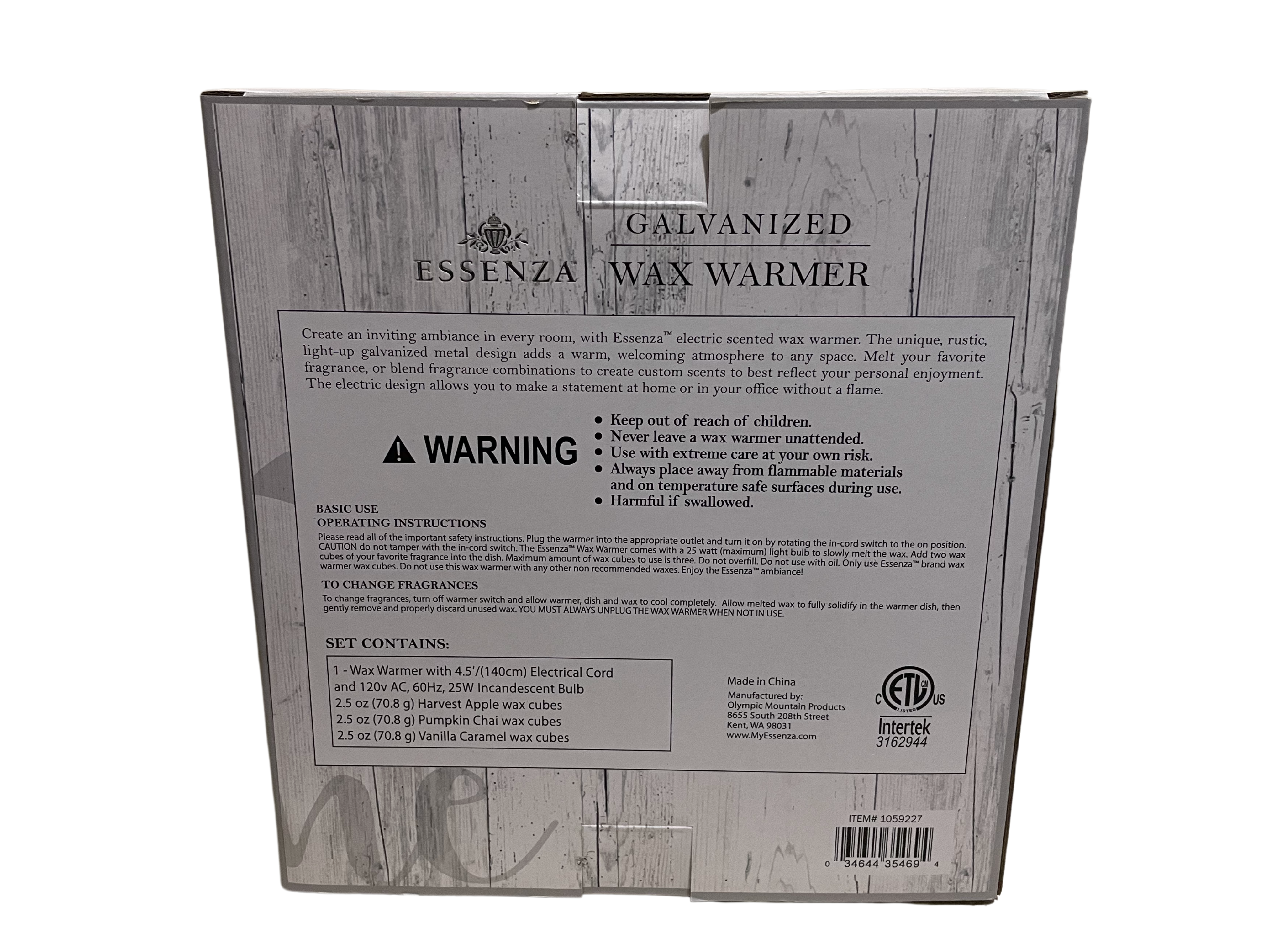 Essenza Galvanized Wax Warmer - Thumbnail 2