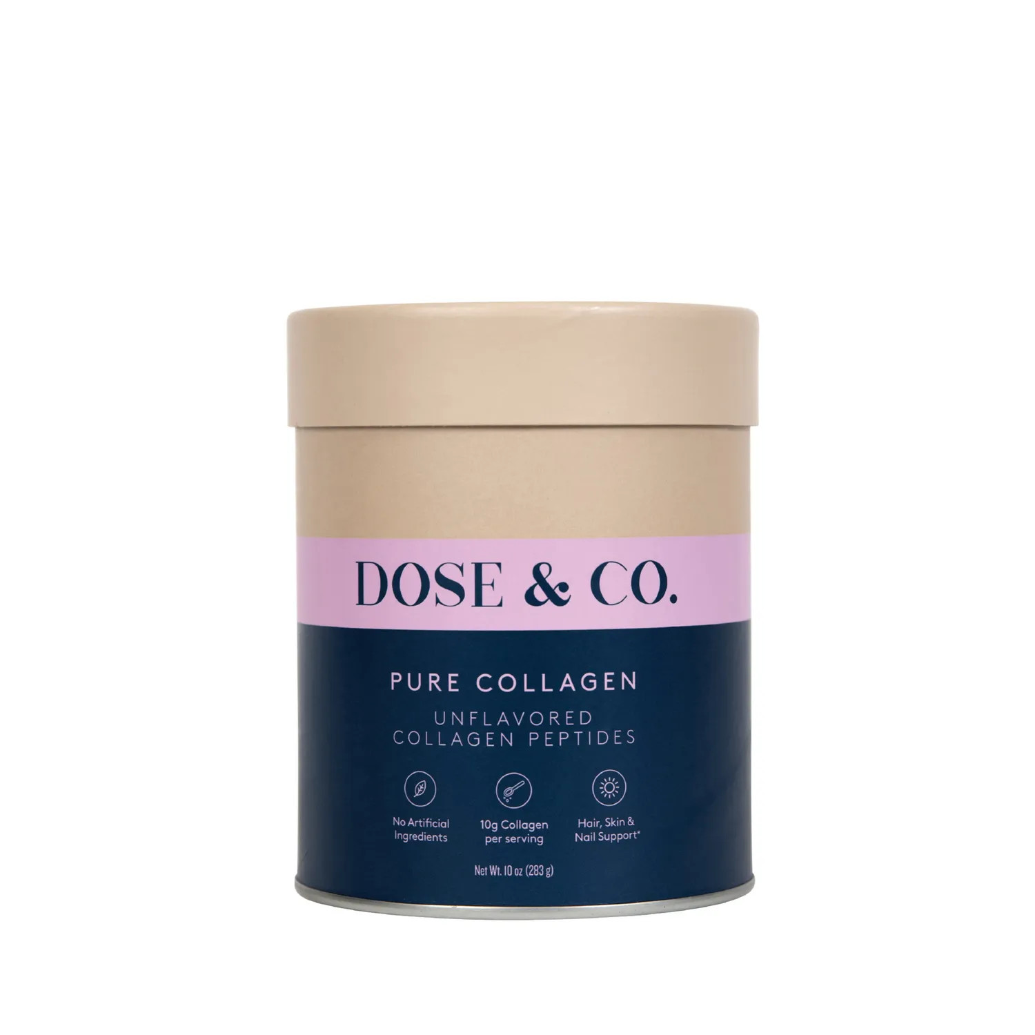 Dose & Co. Pure Collagen Peptides, Unflavored 10 oz