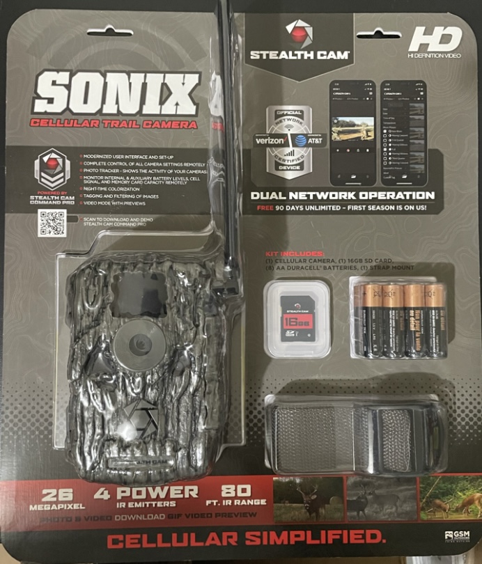 Stealth Cam Sonix Pro Wireless Cellular Game Camera, Dual Network Automatic  Connection - Sam's Club