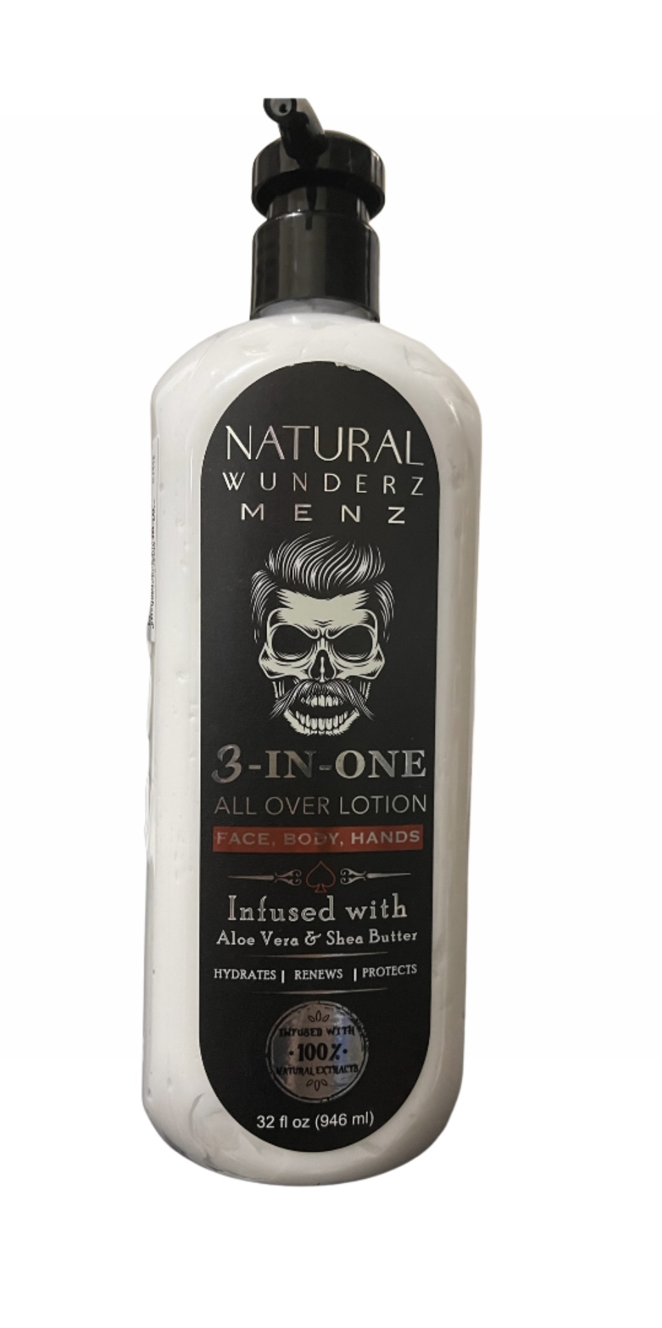 Natural Wunderz Menz 3in1 all over lotion, 32 oz