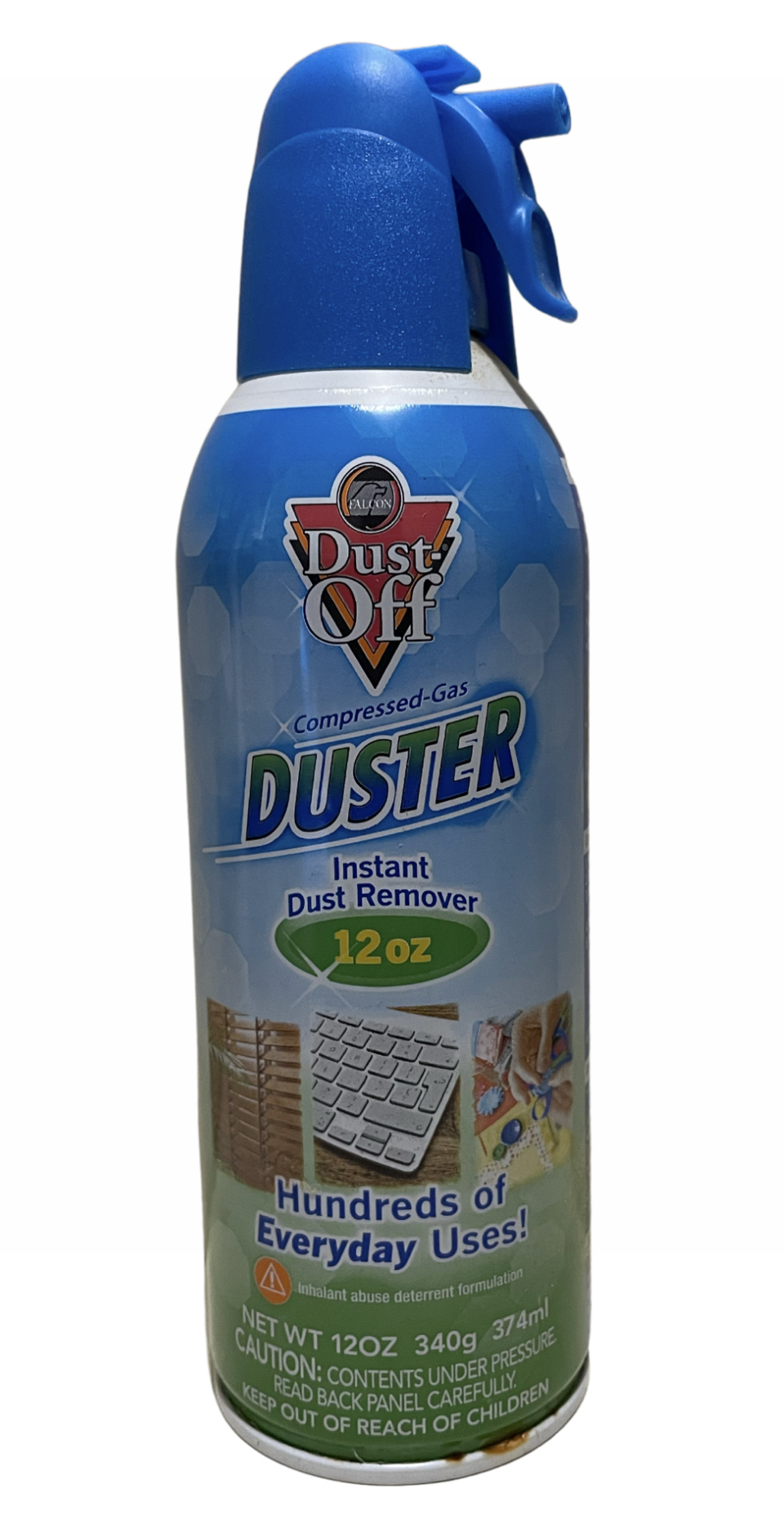 Falcon DustOff Compressed Gas Duster Instant Dust Remover 12oz