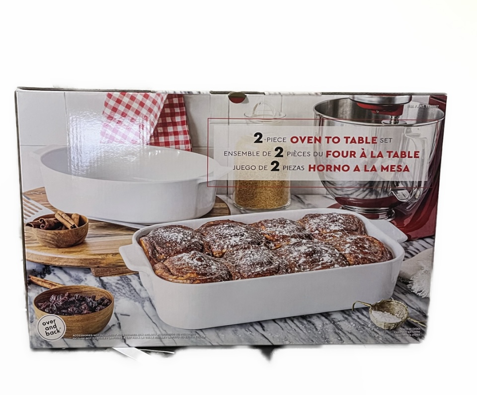 Overandback Open Kitcen 2-Piece Bake Set