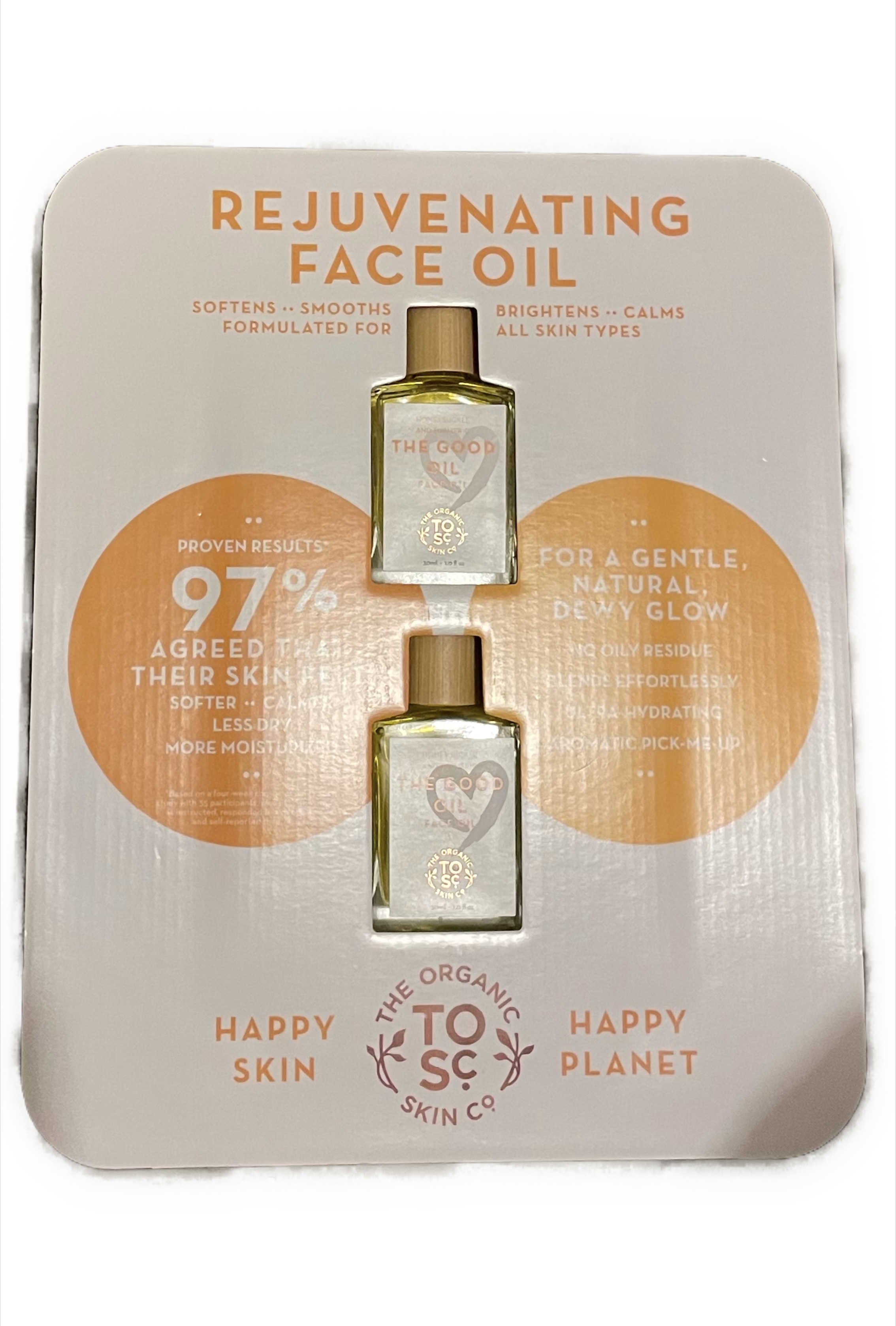 The Good Oil Honeysuckle and Turmeric Face Oil, Hydrating Face Oil