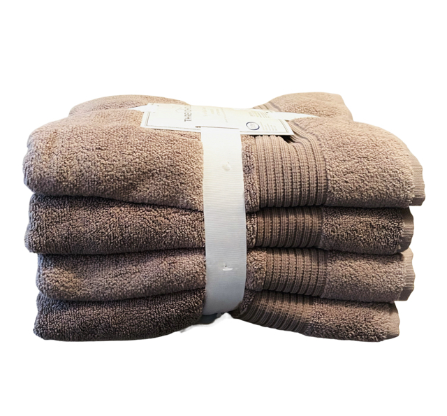 Threadhouse Antimicrobial Finish Set of 4 Bath Towels (Variety of