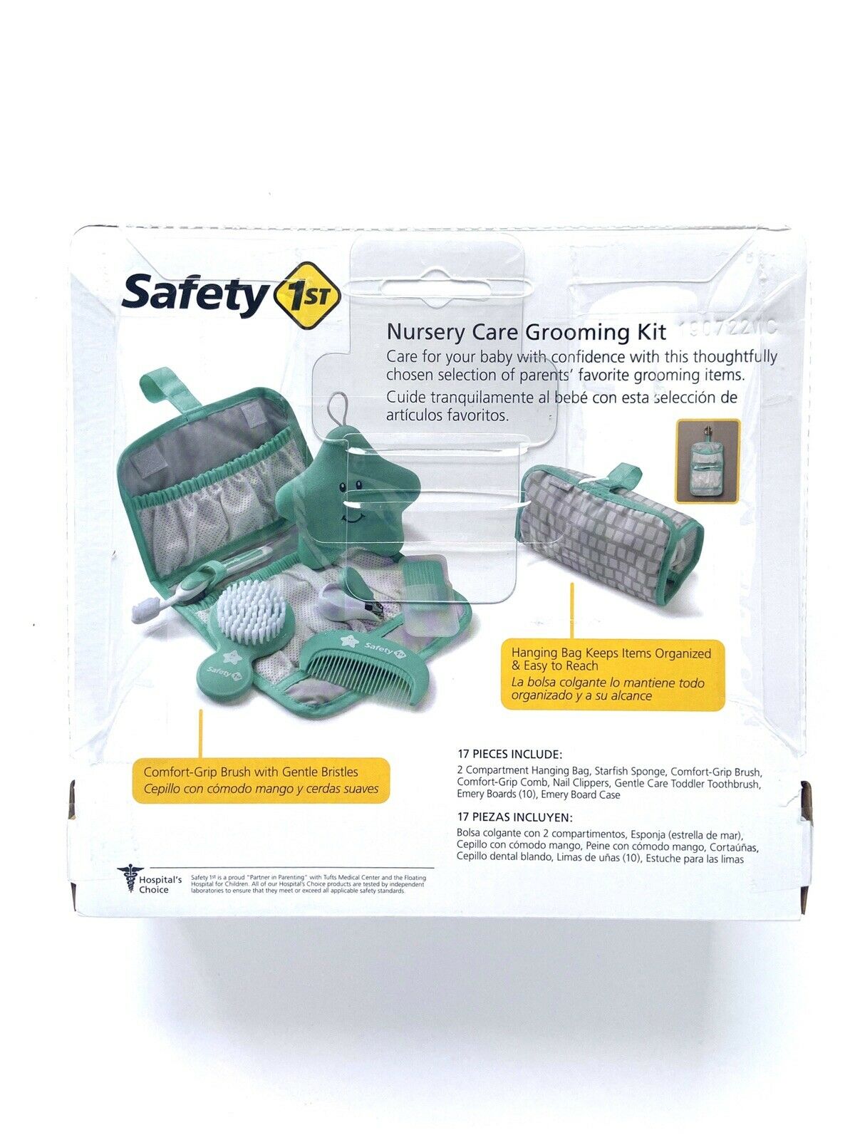 Safety 1st Nursery Health Care Kit 17 Pieces Nursery Care Grooming Kit