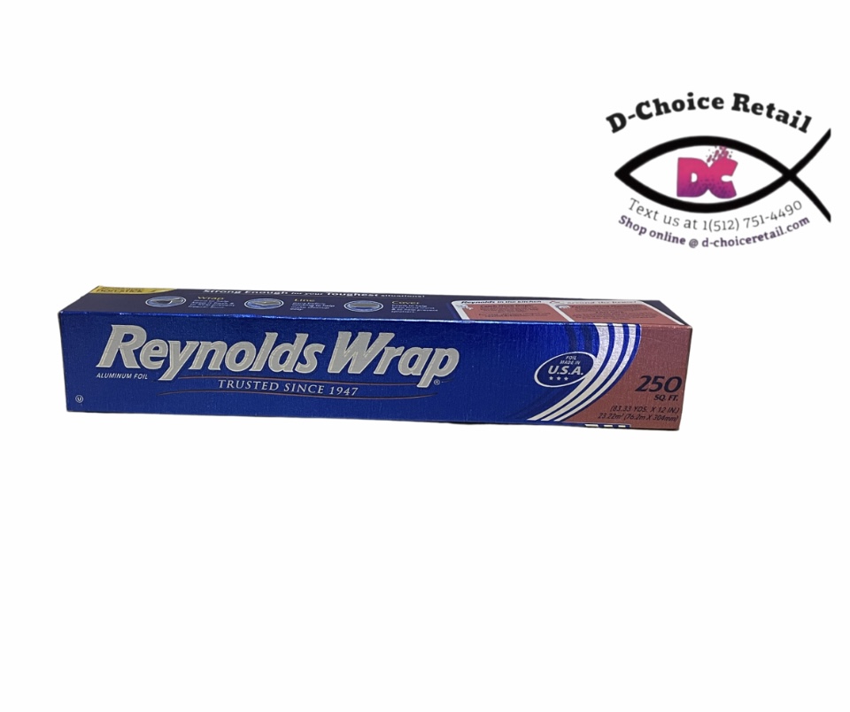 Reynolds Wrap Aluminum Foil, 250 Sq ft