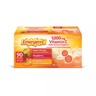 Emergen Emergen-C Variety Pack Dietary Supplement Drink Mix with 1000mg Vitamin ...
