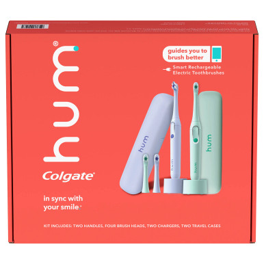 hum by Colgate Electric Toothbrush with Travel Case (2 pk.)