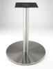 Stainless steel 21" round disk style pedestal table base, 40.75" Counter Height Column shown without table top Stainless steel 21" round disk style pedestal table base, 40.75" Counter Height Column shown without table top