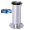 Heavy Duty Flared Counter Leg, 304 Food Grade Stainless Steel, 6'' height - Replacementtablelegs.com