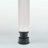 Studio Telescoping Table Leg 7'' adjustable foot without metal cover - replacementtablelegs.com