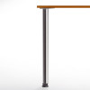 Zoom Table Leg, 27-3/4'',¬† 2-3/8'' diameter leg 4'' adjustable foot - replacementtablelegs.com