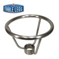 Table Base Foot Ring for 3" Columns, 10"x 12", Stainless Steel - Replacementtablelegs.com