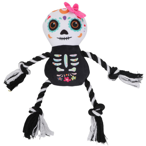Day of the Dead Rope Pet Toy - Girl