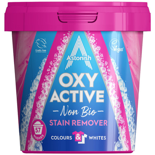 Astonish Oxy Active Non-Bio Stain Remover 1.25kg