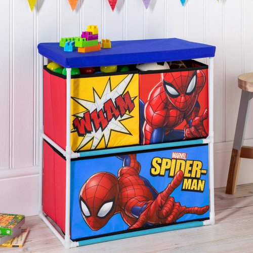 Spiderman 3 Drawer Storage Unit