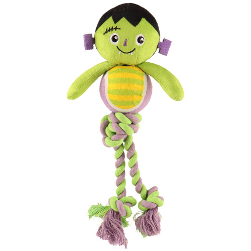 Halloween Tennis Ball Tummy Pet Toy - Frankenstein