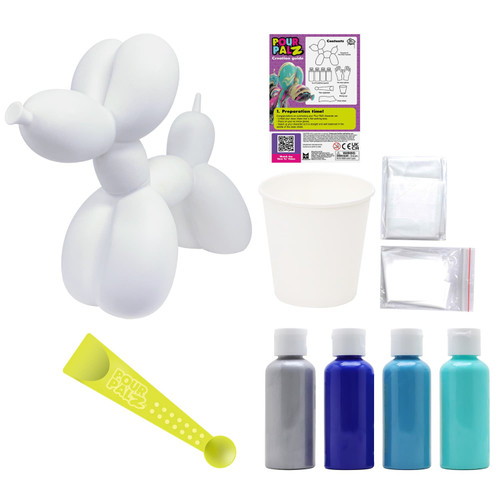 Pour Palz PYO Balloon Dog - Ocean Blue
