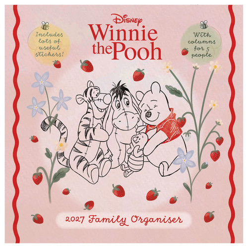 Winnie the Pooh Family Organiser 2027 - Pink