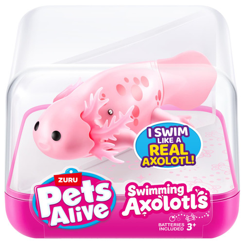 Zuru Pets Alive Swimming Axolotl - Pink