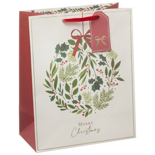 Timeless Traditions Large Gift Bag - Merry Christmas
