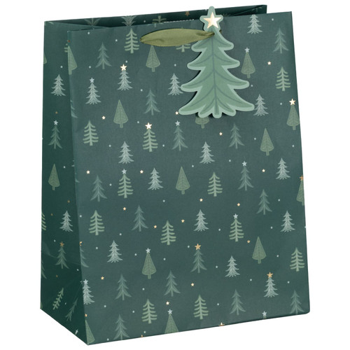 Alpine Charm Large Gift Bag - Christmas Tree