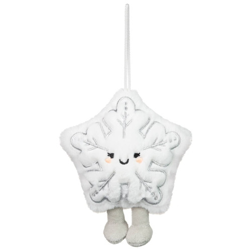 Season of Cheer Plush Tree Decoration - Snowflake