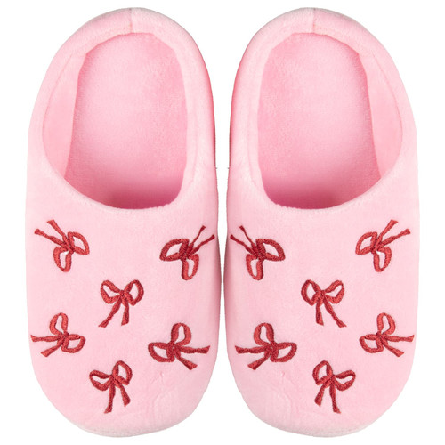 Ladies Bow Slippers Sizes 3-8