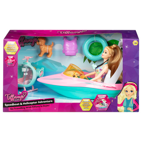 Tiffany's World Speedboat & Helicopter Adventure Set
