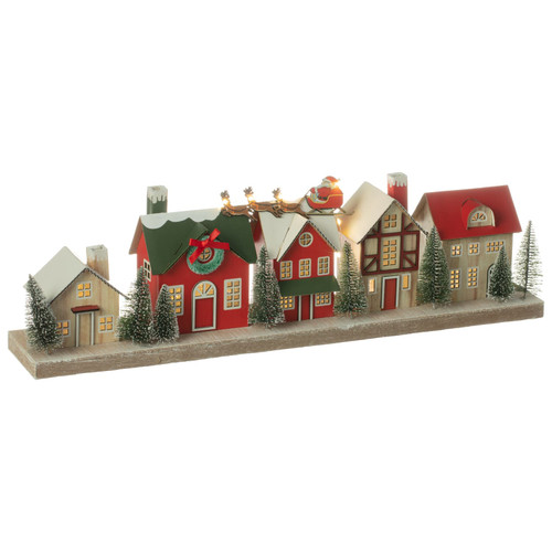 Light Up Row of Houses