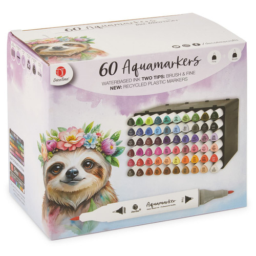 Aqua Markers 60pk