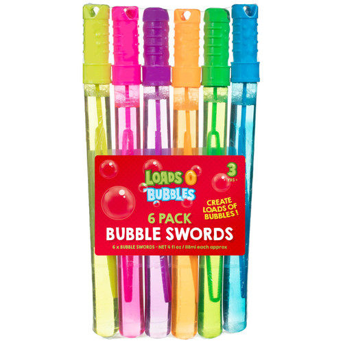 Loads O' Bubbles Bubble Swords 6pk