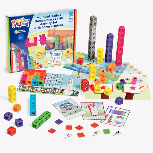 Numberblocks MathLink Cubes 1-10 Activity Set