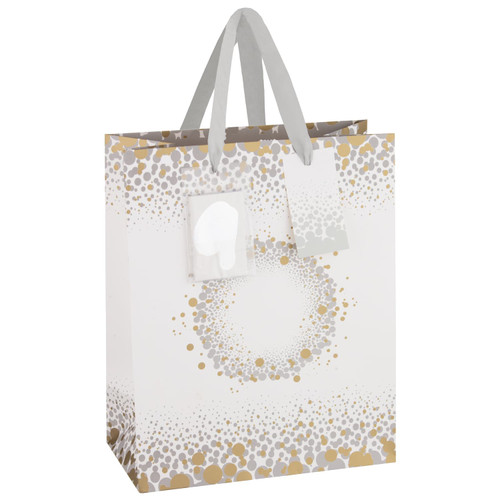 Gift Bag with Age Stickers - Gold & Silver Stars