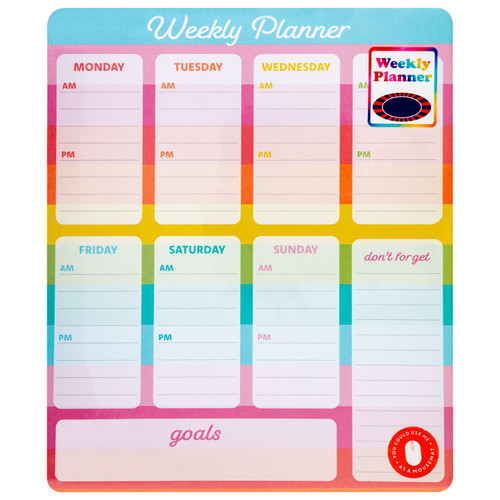 Weekly Planner Pad - Rainbow