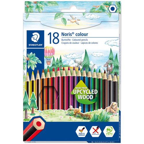 Staedtler Noris Coloured Pencils 18pk