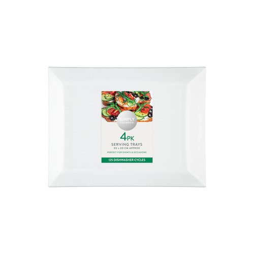 Small Serving Trays 4pk