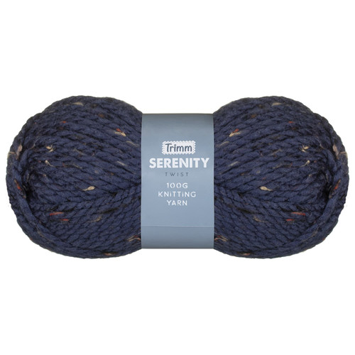 Serenity Chunky Knitting Yarn 100g - Navy