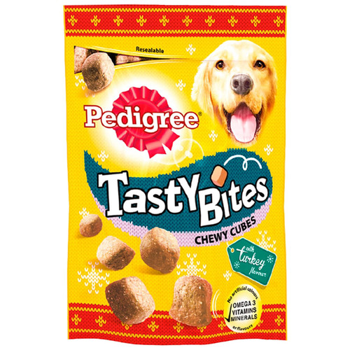 Pedigree Tasty Bites Chewy Cubes 130g - Turkey