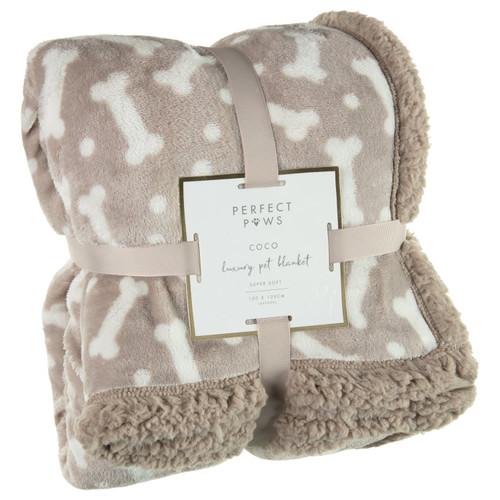 Perfect Paws Coco Luxury Pet Blanket - Mink