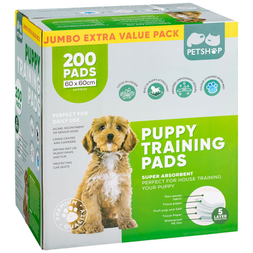 Puppy Training Pads 60 x 60cm 200pk