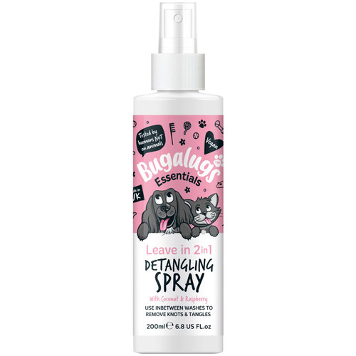 Bugalugs Essentials Leave In 2 in 1 Detangling Spray 200ml
