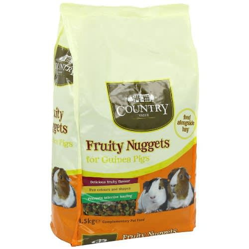 Country Vale Fruity Nuggets for Guinea Pigs 1.5kg