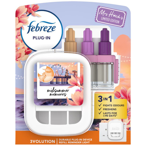 Mrs Hinch's Midsummer Memories - Febreze 3Volution Starter Kit - Sunset Blossom